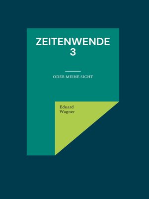 cover image of Zeitenwende 3